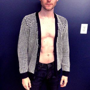 ASOS chunky knit navy and cardigan